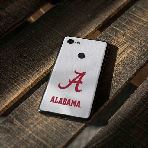 University of Alabama White Jersey Google Pixel 3 Skin